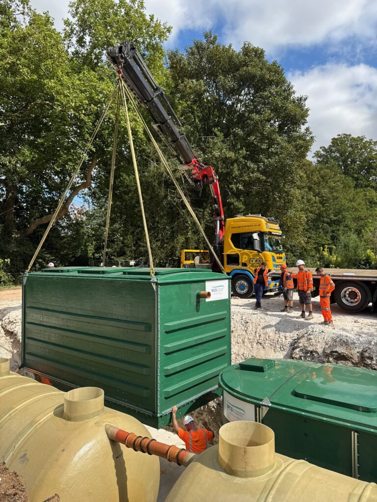 drainage installation